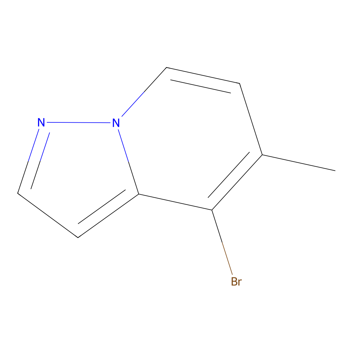 4-Bromo-5-methylpyrazolo[1,5-a]pyridine molecular structure, CAS 1345121-29-0