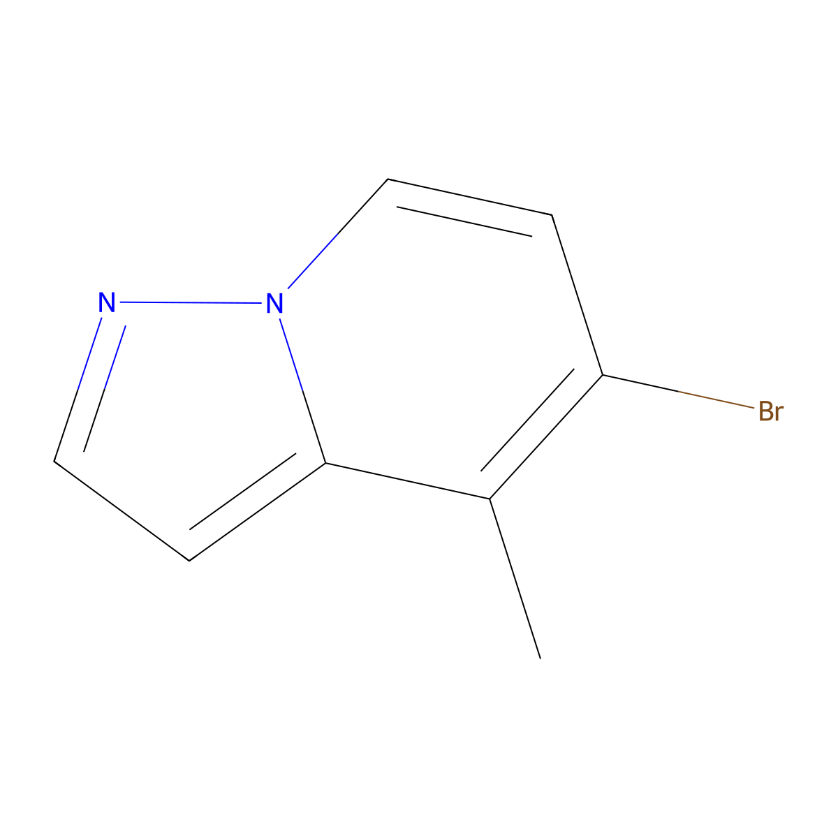 5-Bromo-4-methylpyrazolo[1,5-a]pyridine molecular structure, CAS 1345121-43-8