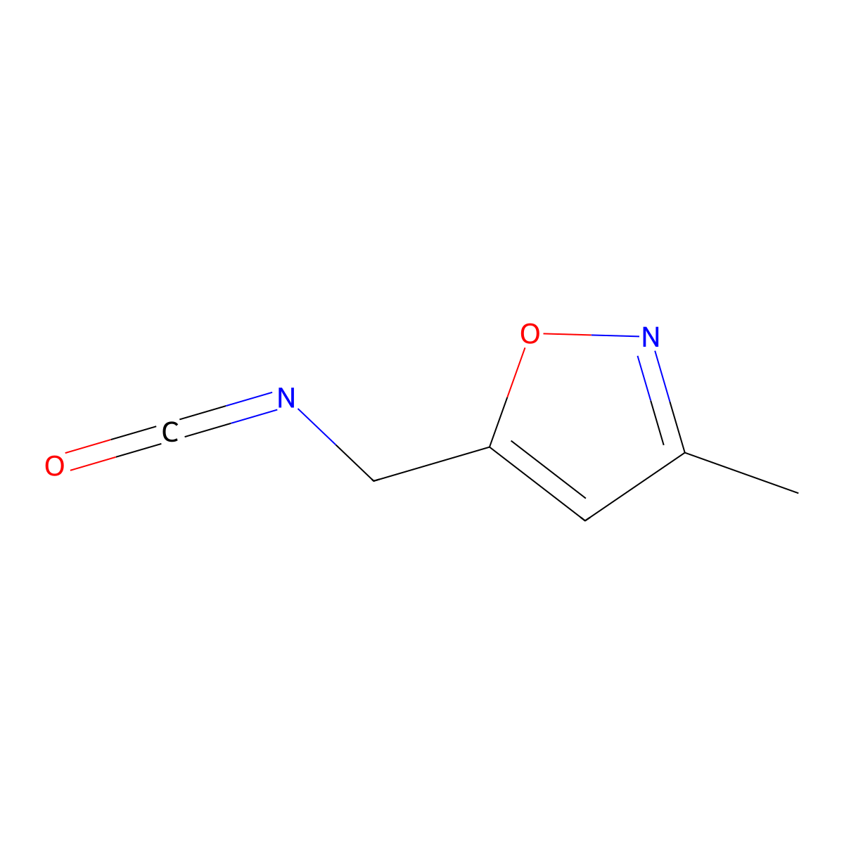 5-(Isocyanatomethyl)-3-methyl-1,2-oxazole molecular structure, CAS 134517-52-5