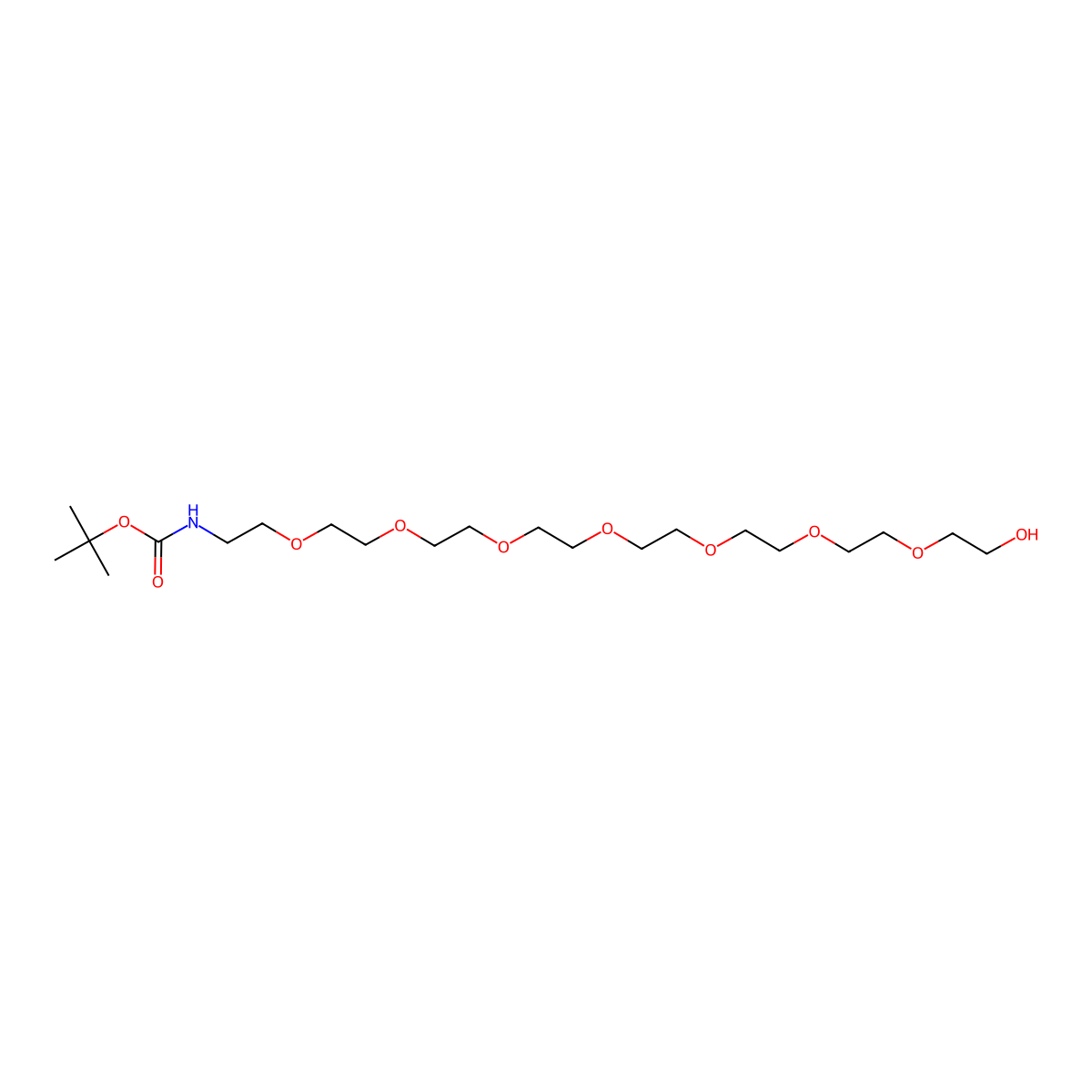 N-Boc-PEG8-alcohol molecular structure, CAS 1345337-22-5