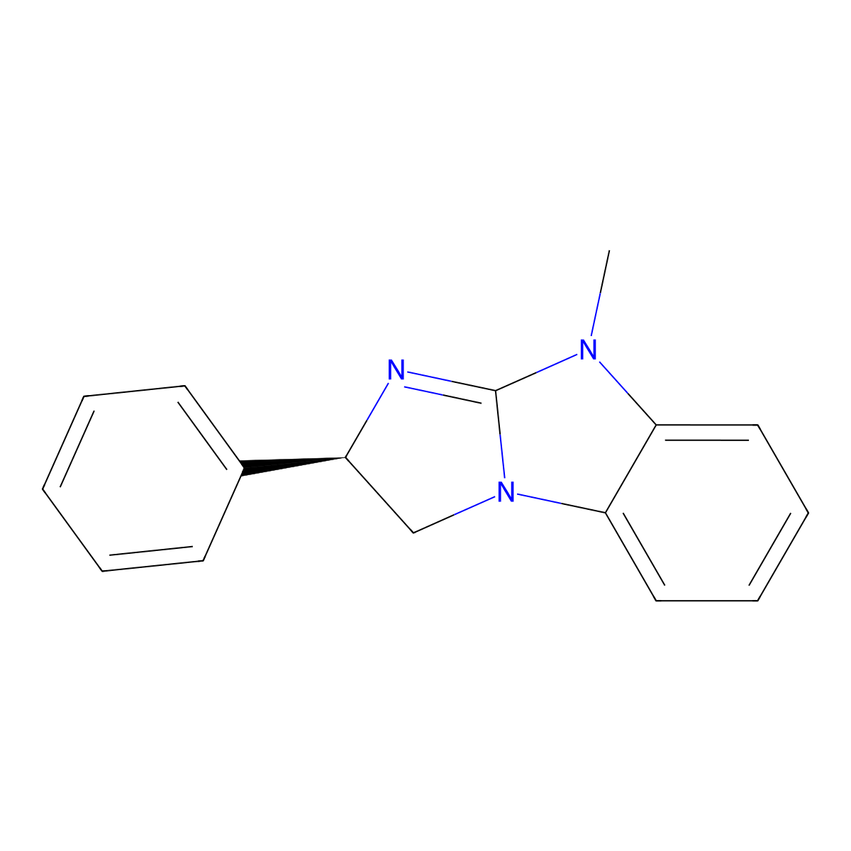(R)-9-Methyl-2-phenyl-2,9-dihydro-3H-benzo[d]imidazo[1,2-a]imidazole molecular structure, CAS 1345412-52-3
