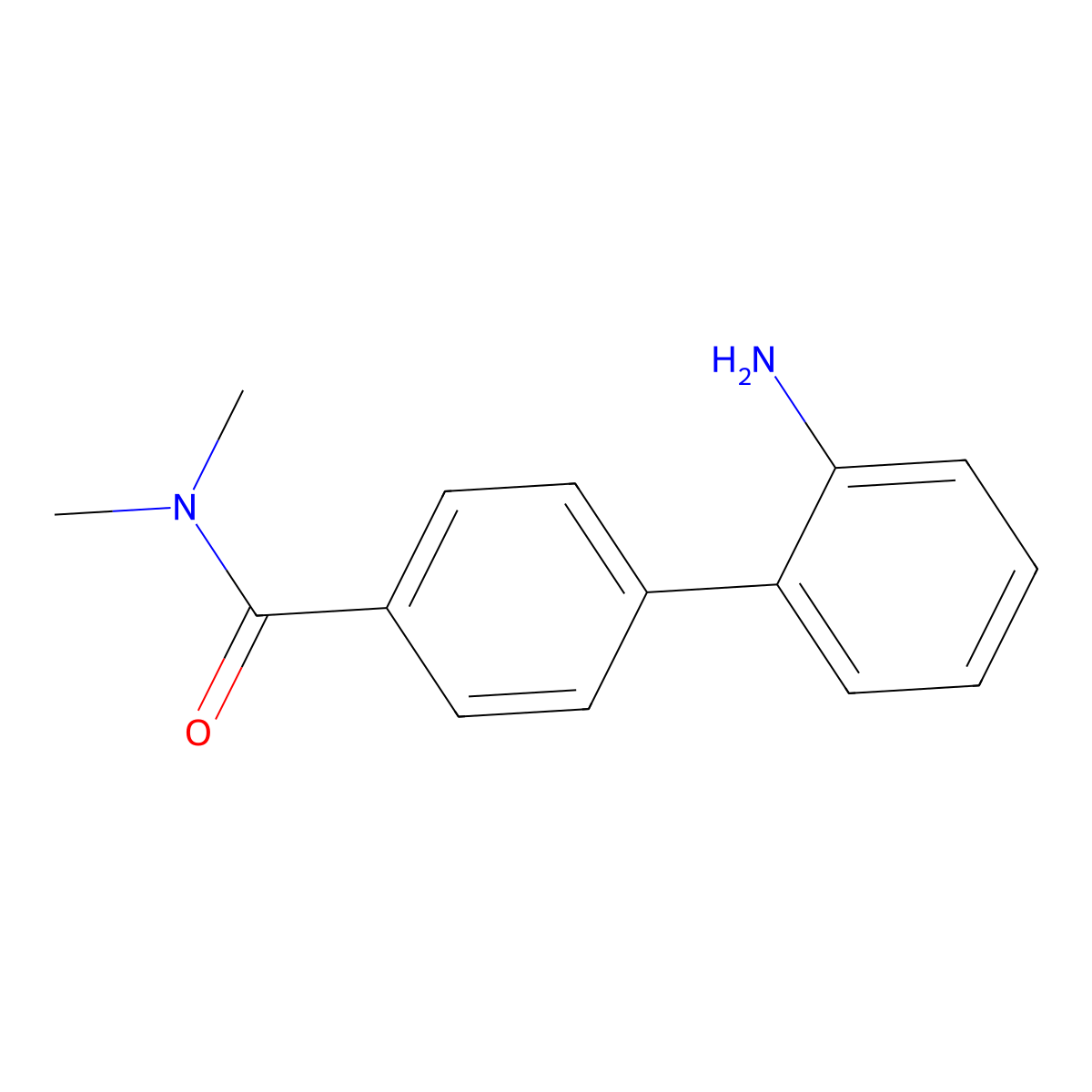 4-(2-Aminophenyl)-N,N-dimethylbenzamide molecular structure, CAS 1345471-30-8