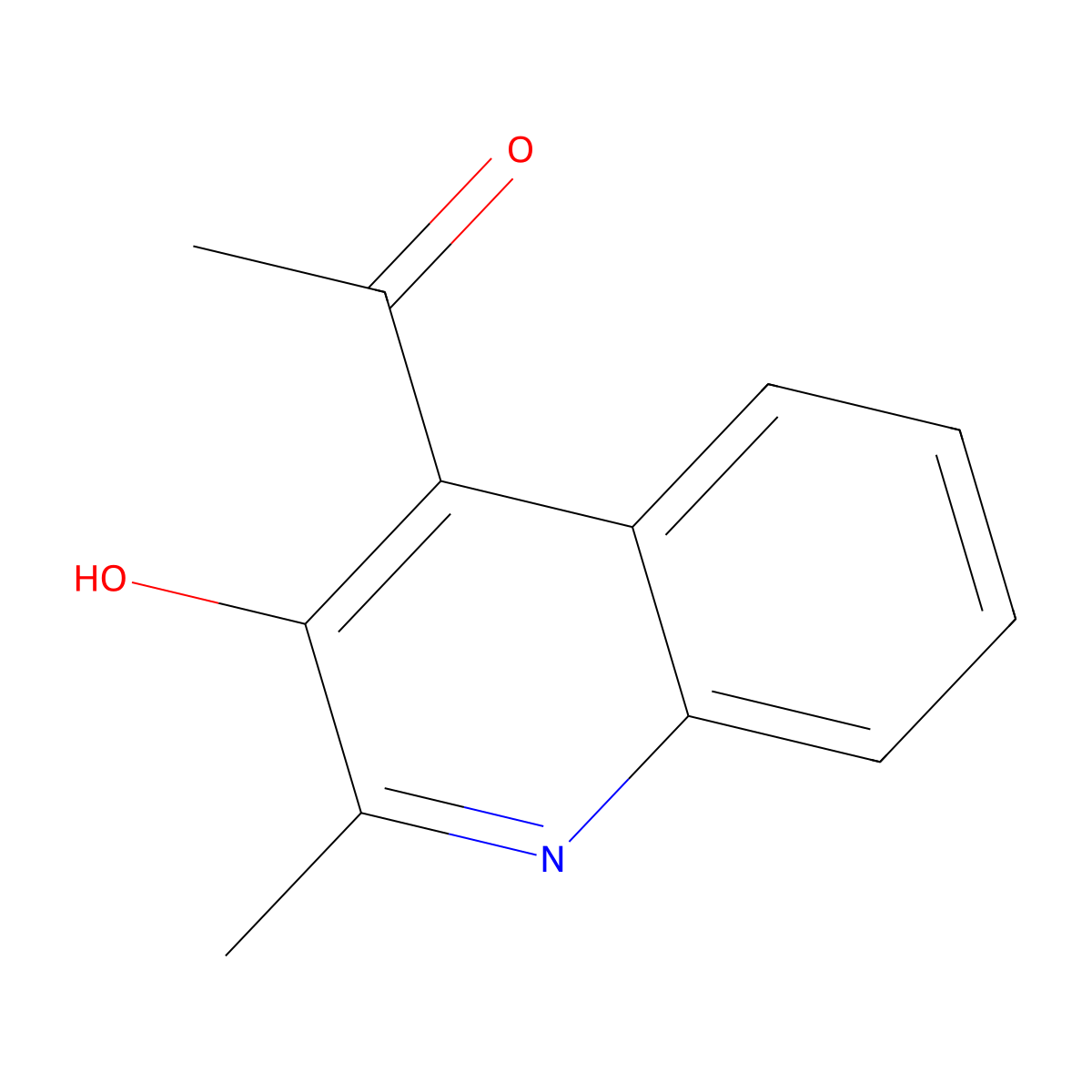1-(3-Hydroxy-2-methylquinolin-4-yl)ethanone molecular structure, CAS 1345515-22-1