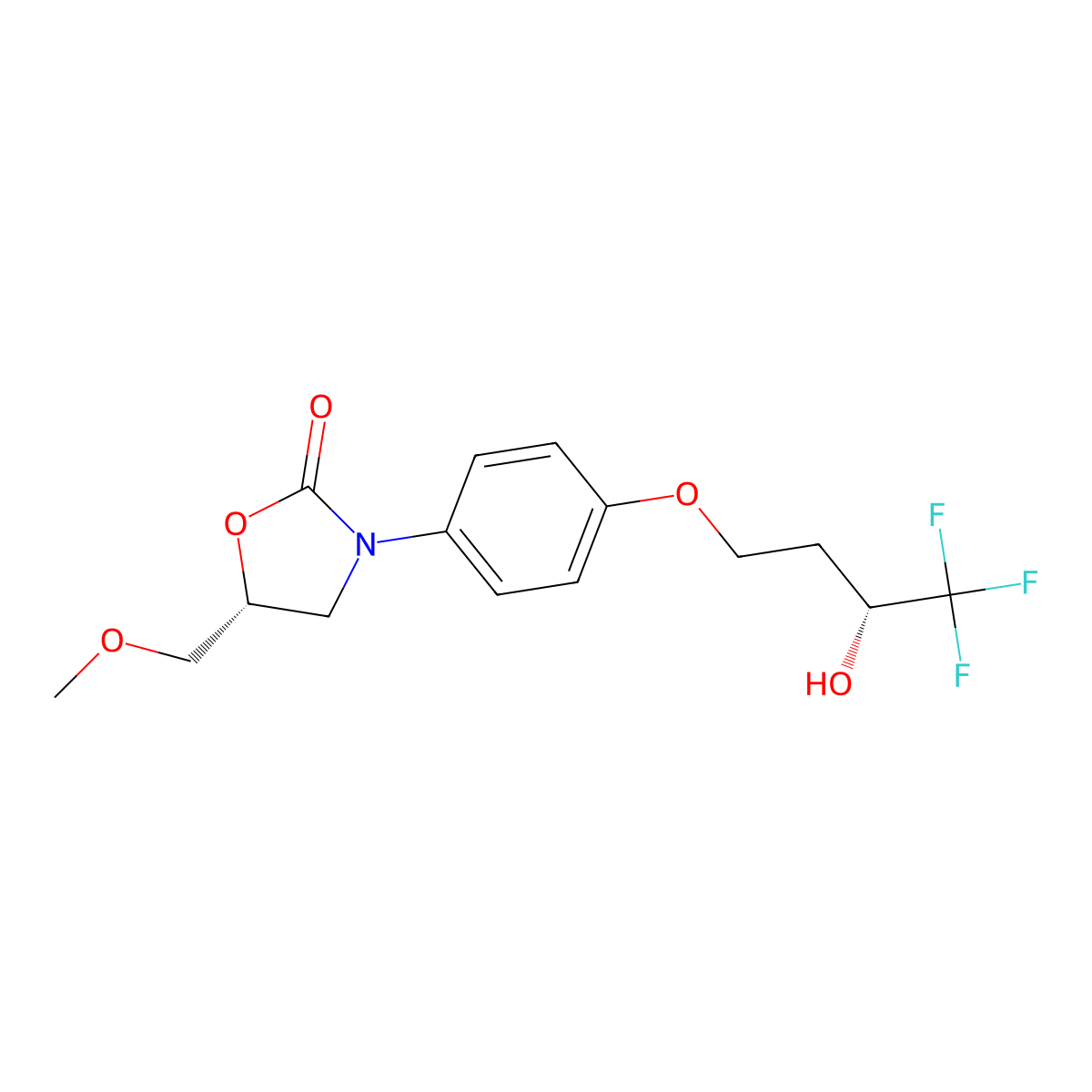 Befloxatone molecular structure, CAS 134564-82-2