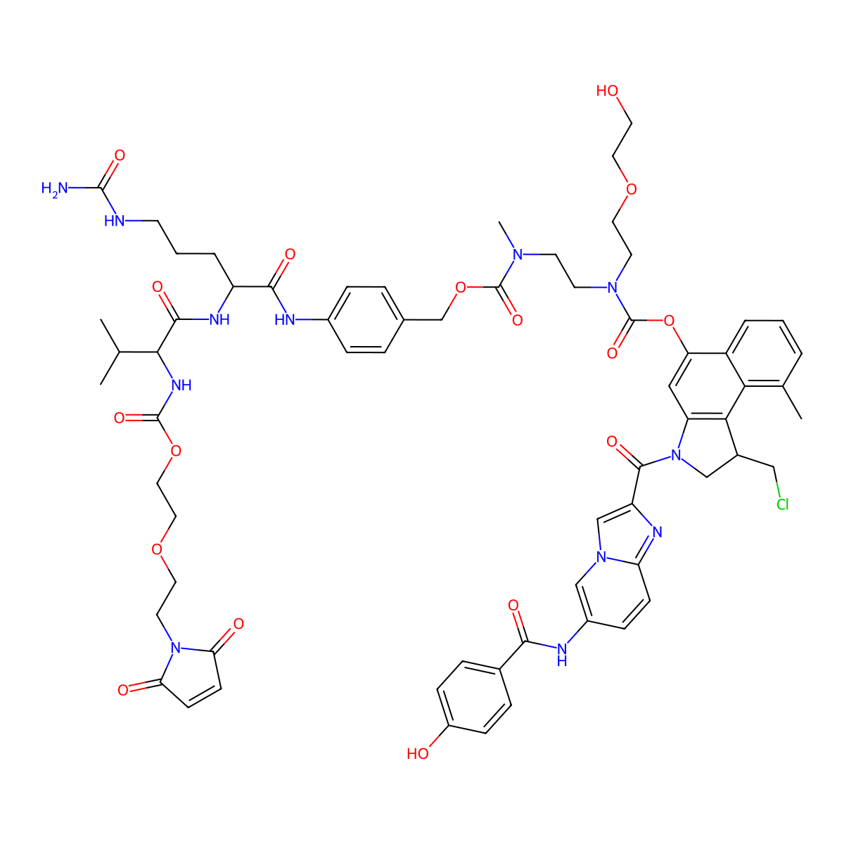 Duocarmazine molecular structure, CAS 1345681-58-4