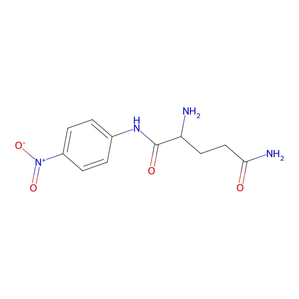 H-Gln-pNA molecular structure, CAS 134580-25-9