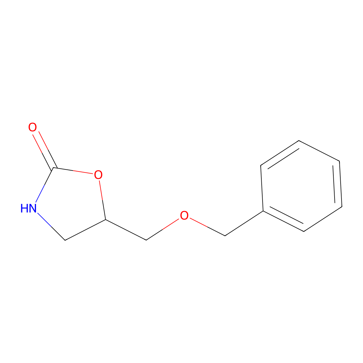 5-[(Benzyloxy)methyl]-1,3-oxazolidin-2-one molecular structure, CAS 134580-97-5