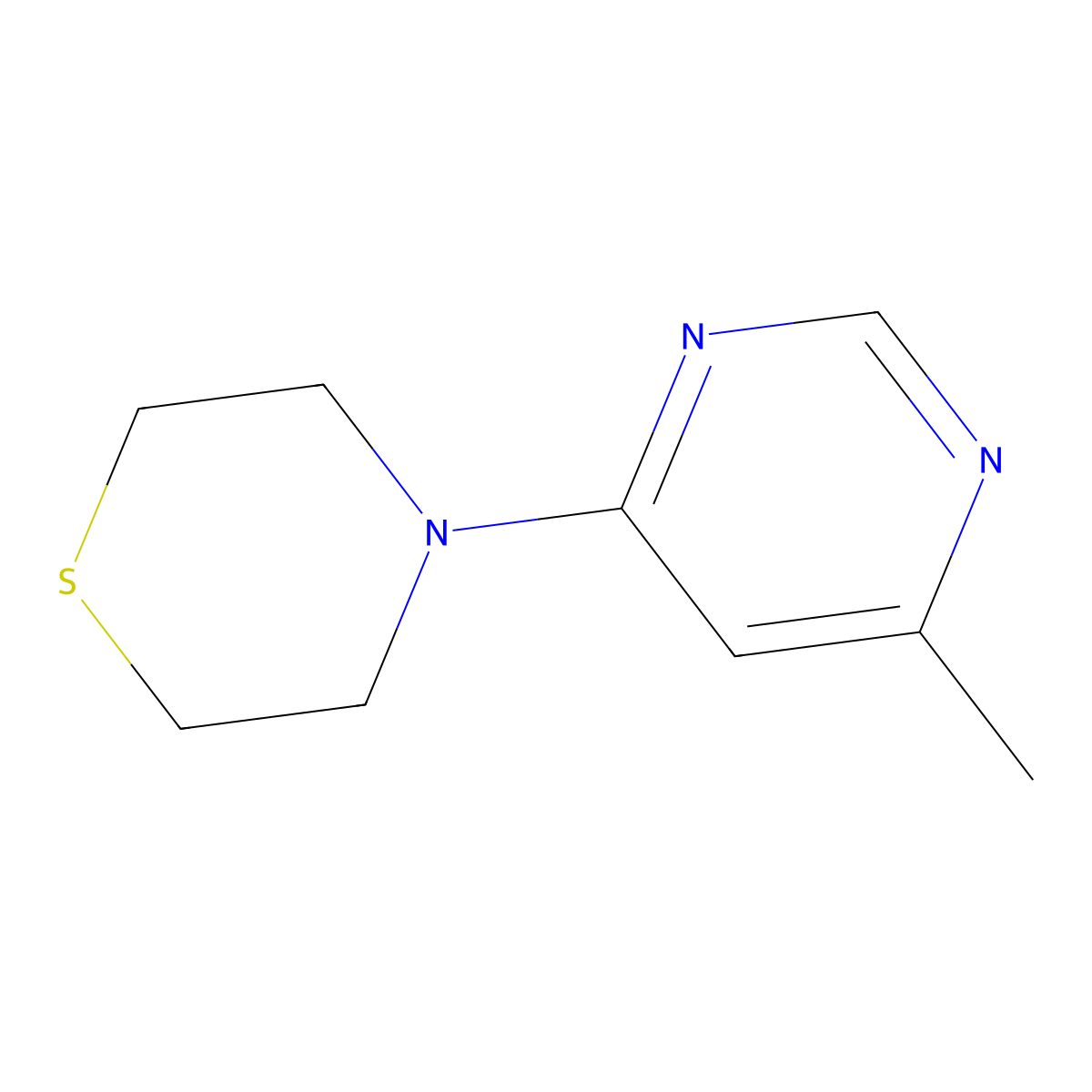 4-(6-Methylpyrimidin-4-yl)thiomorpholine molecular structure, CAS 1345837-91-3