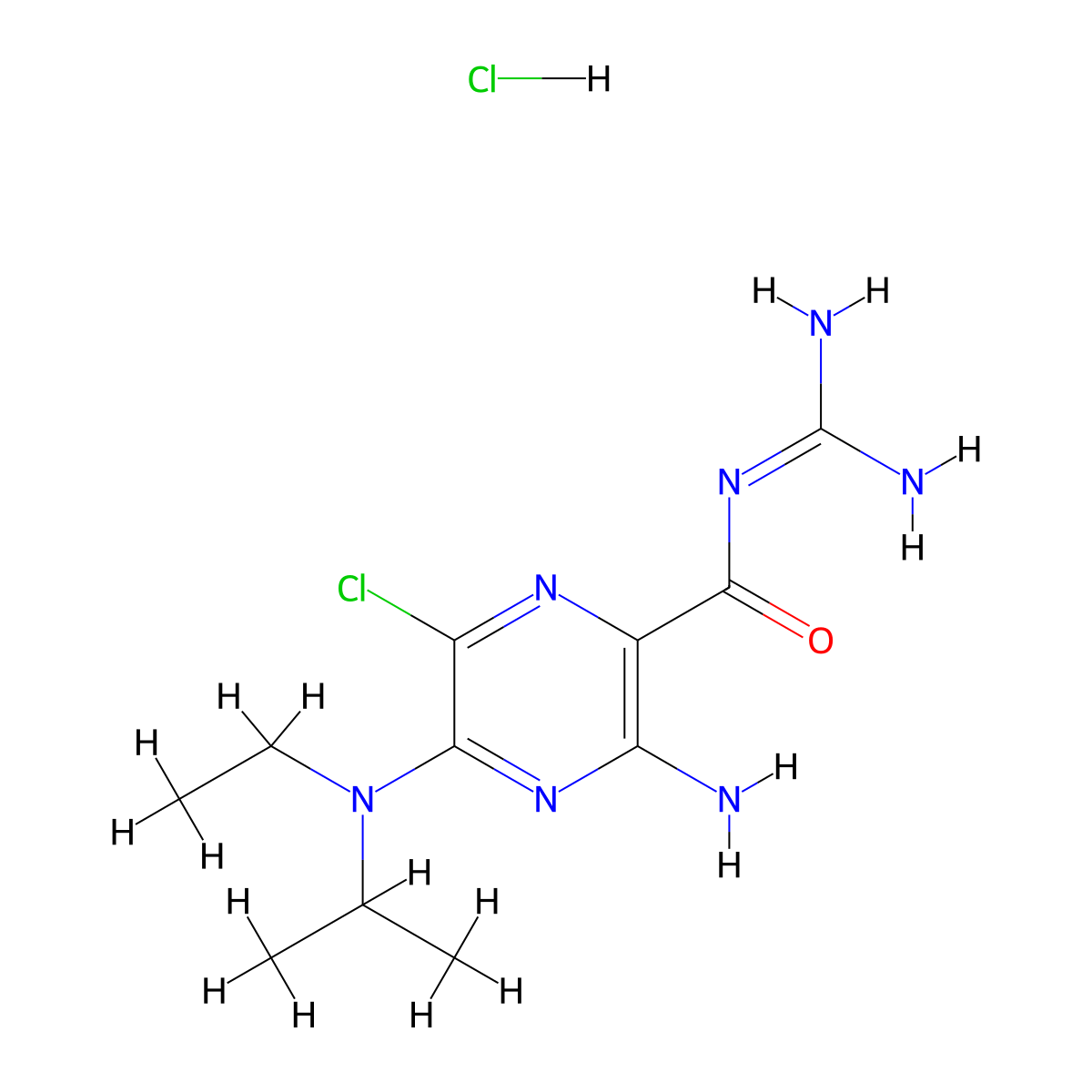 EIPA hydrochloride molecular structure, CAS 1345839-28-2