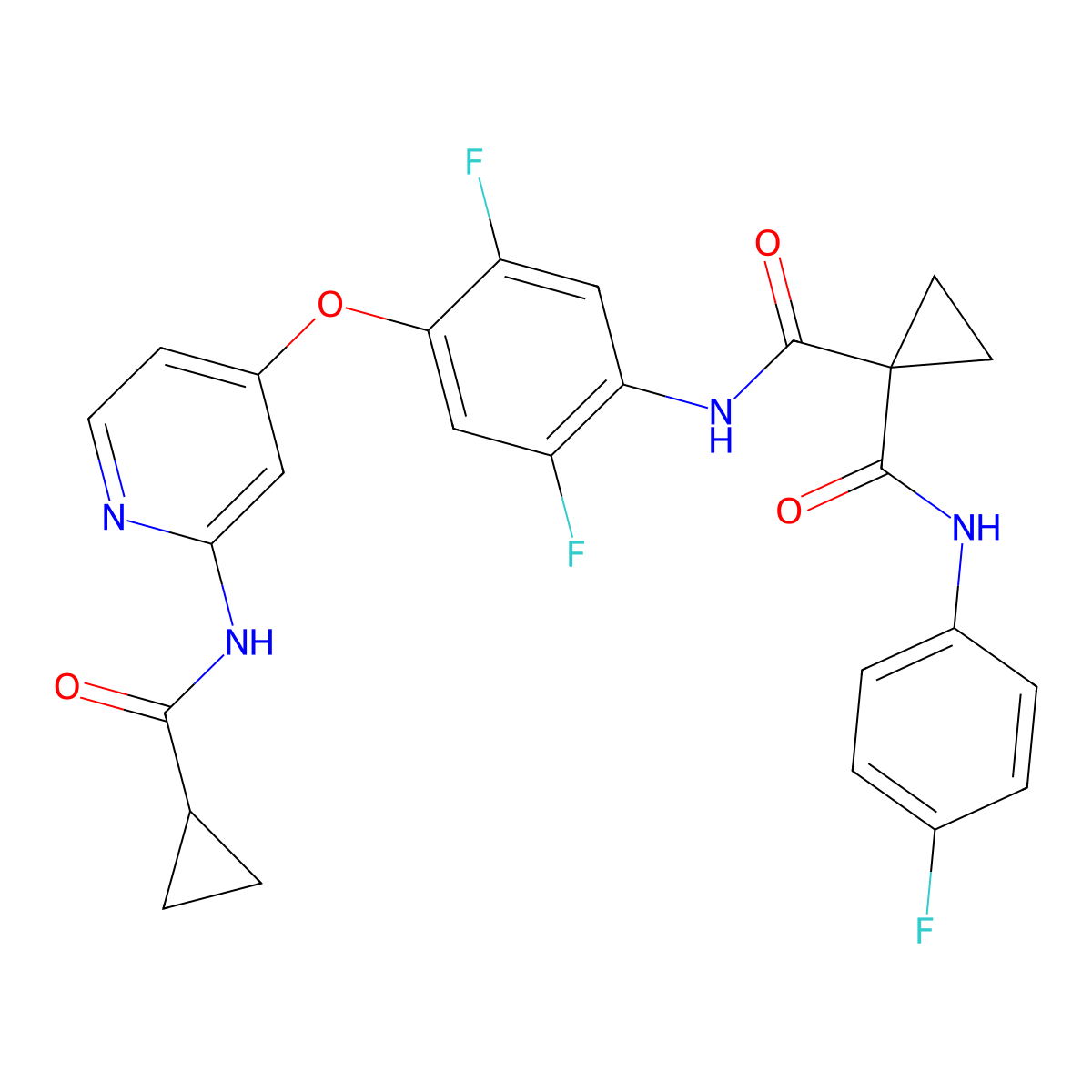 Altiratinib molecular structure, CAS 1345847-93-9