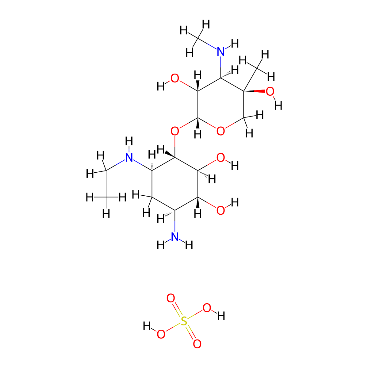 1-N-Ethylgaramine sulfate CRS molecular structure, CAS 1345893-63-1