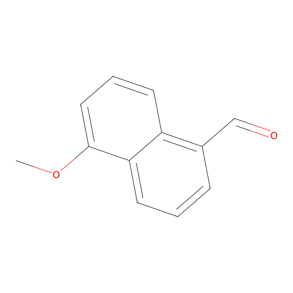 5-Methoxynaphthalene-1-carbaldehyde molecular structure, CAS 134594-22-2