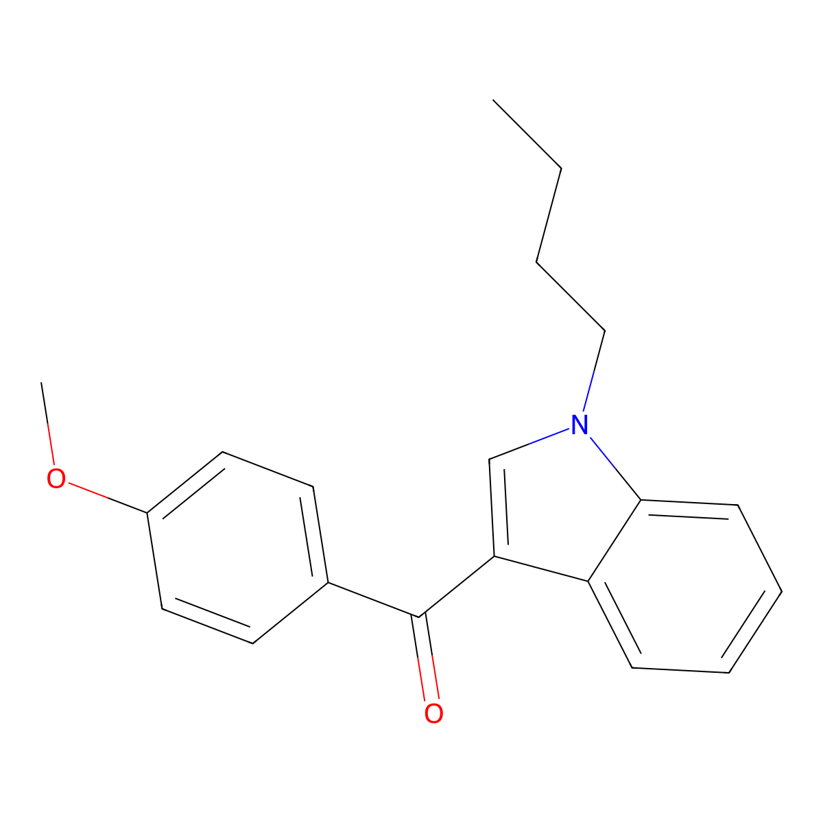 RCS-4-C4 homolog molecular structure, CAS 1345966-77-9