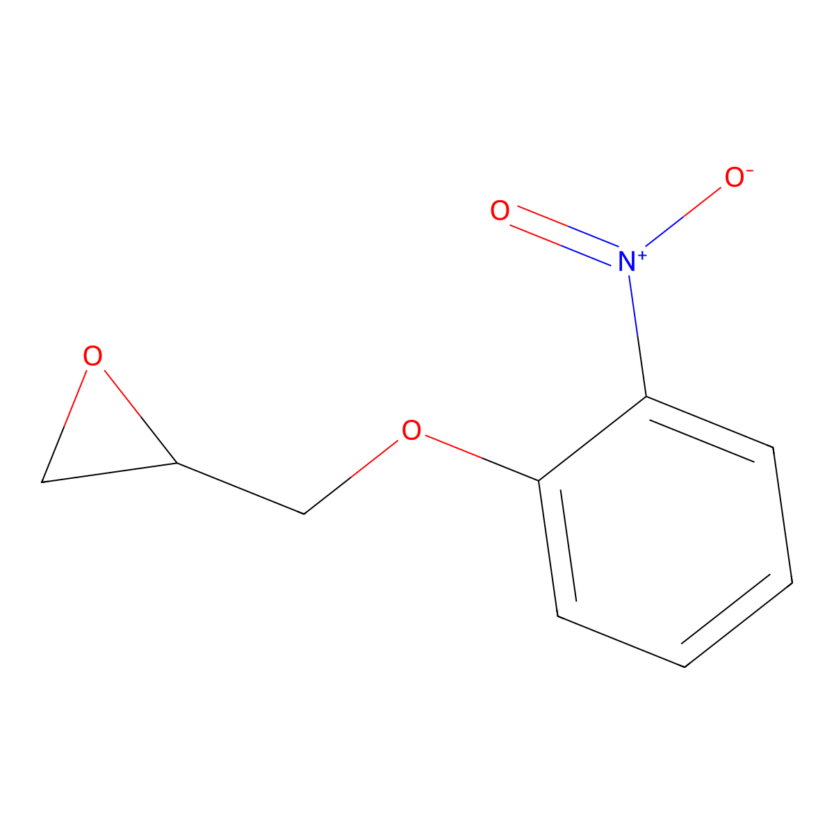 (S)-2-((2-Nitrophenoxy)methyl)oxirane molecular structure, CAS 134598-03-1