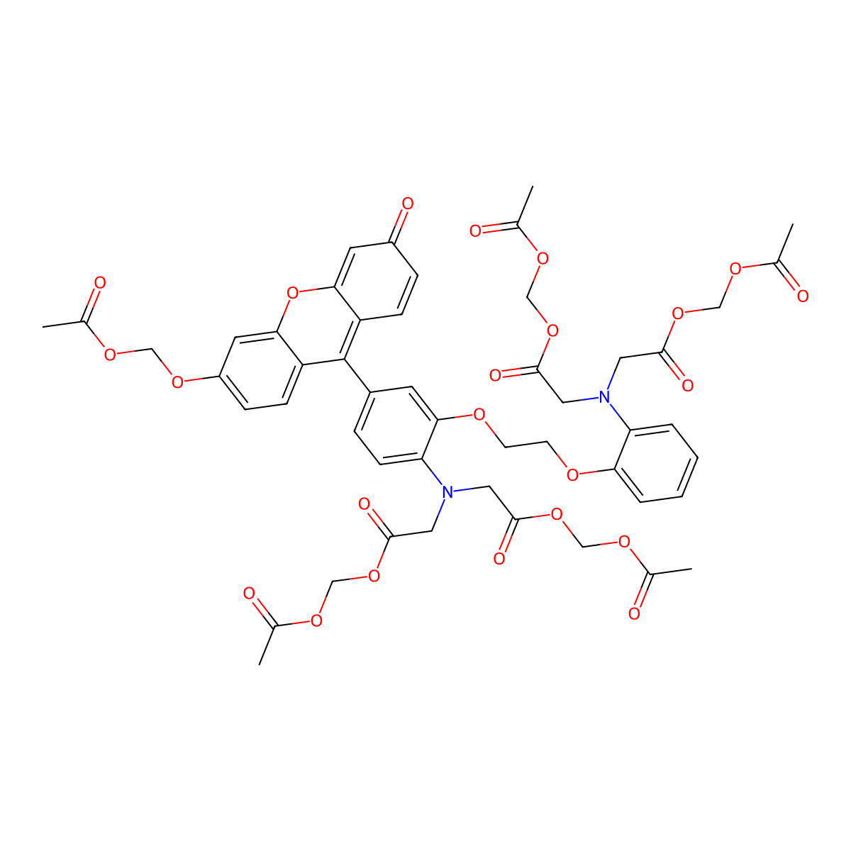 Fluo-8 AM molecular structure, CAS 1345980-40-6