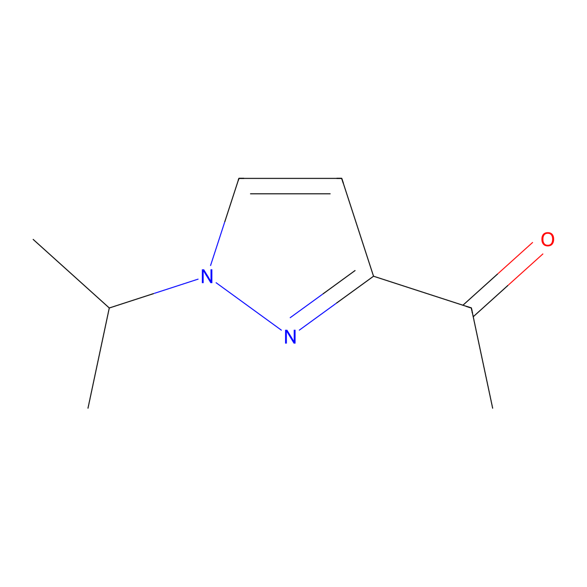 1-(1-Isopropyl-1H-pyrazol-3-yl)ethanone molecular structure, CAS 1346006-20-9
