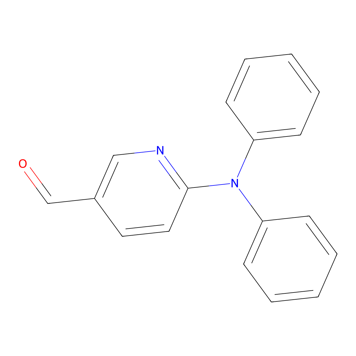 6-(Diphenylamino)pyridine-3-carboxaldehyde molecular structure, CAS 1346104-39-9