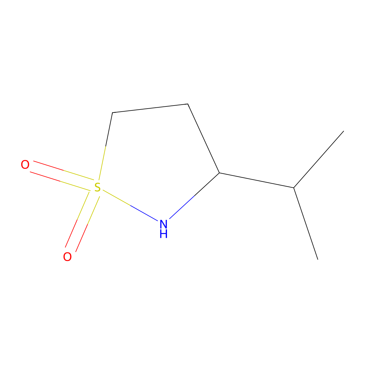 (S)-3-isopropylisothiazolidine 1,1-dioxide molecular structure, CAS 1346123-11-2
