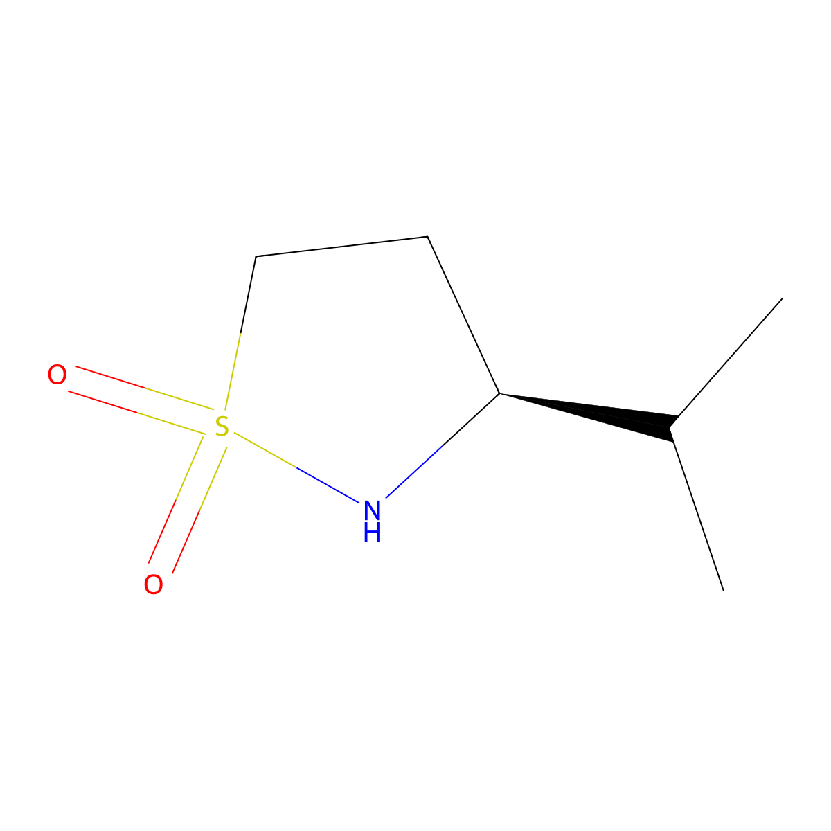 (S)-3-isopropylisothiazolidine 1,1-dioxide molecular structure, CAS 1346123-11-2