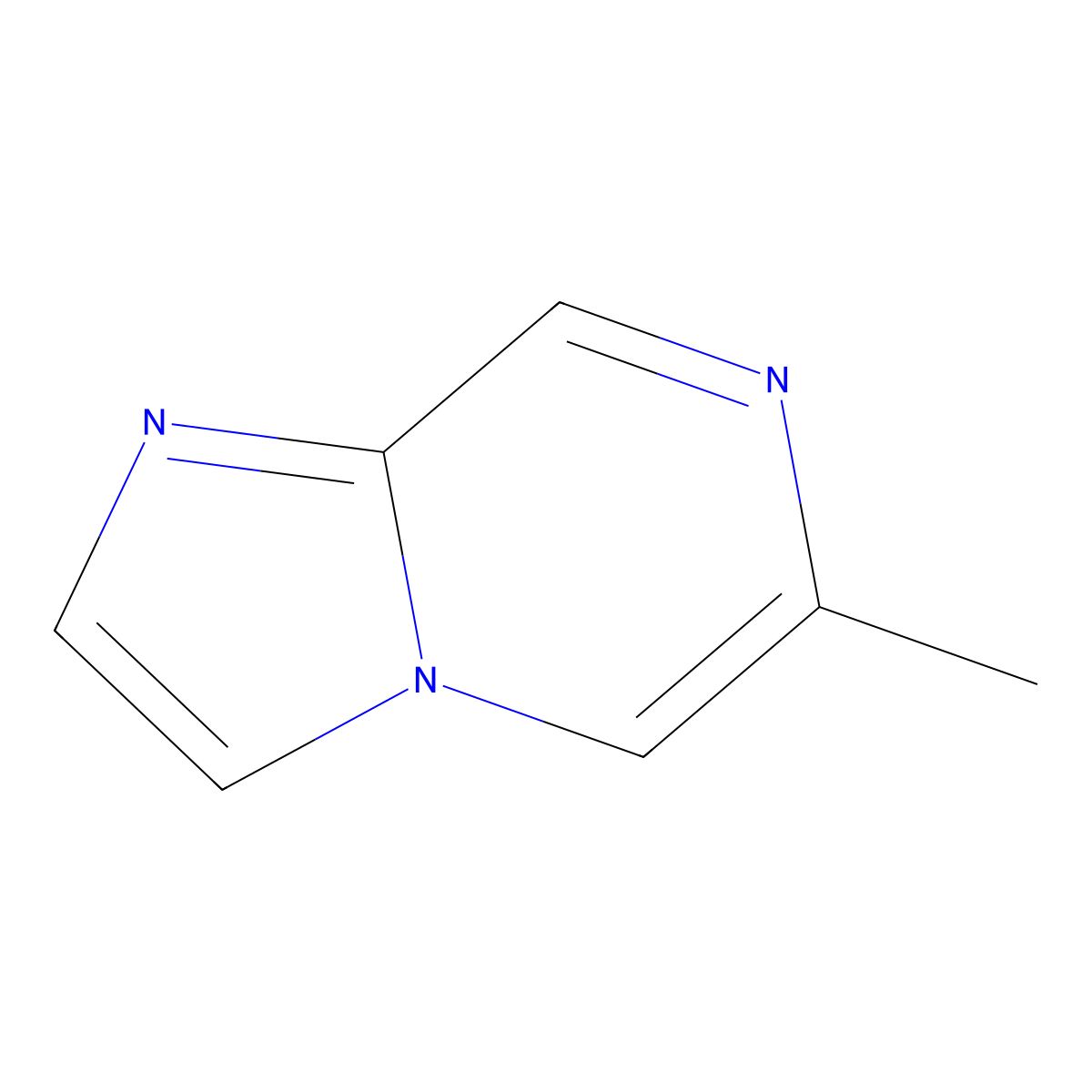 6-Methylimidazo[1,2-a]pyrazine molecular structure, CAS 1346157-11-6