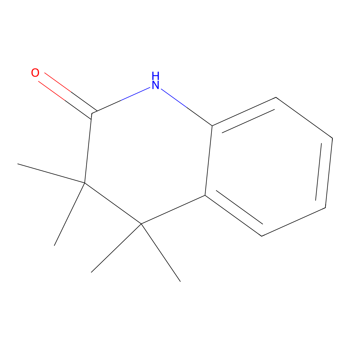 3,3,4,4-Tetramethyl-1,2,3,4-tetrahydroquinolin-2-one molecular structure, CAS 1346162-89-7