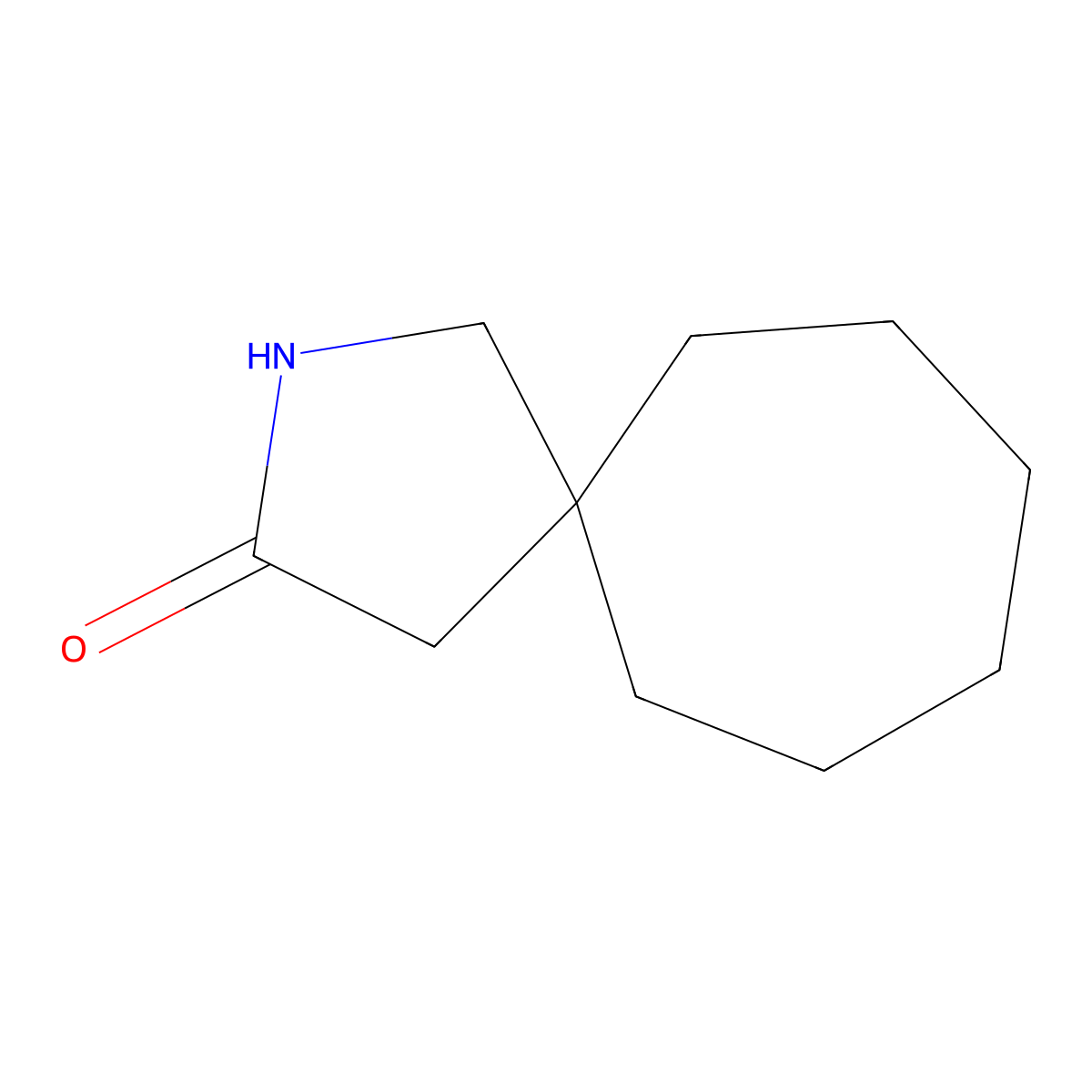 2-Azaspiro[4.6]undecan-3-one molecular structure, CAS 134617-89-3