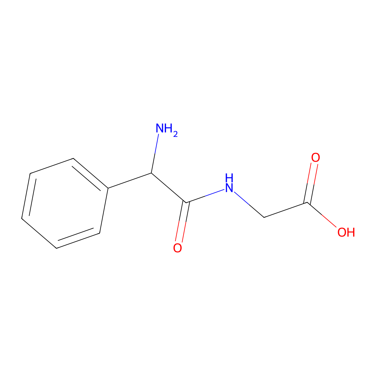 Phg-gly-OH molecular structure, CAS 134624-91-2
