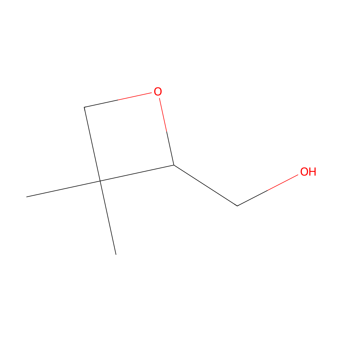 (3,3-Dimethyloxetan-2-yl)methanol molecular structure, CAS 1346262-59-6