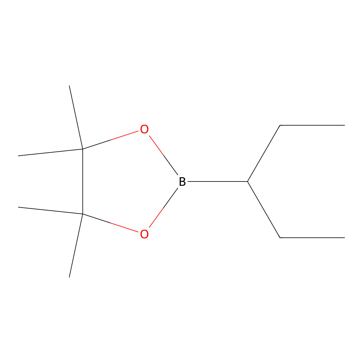 4,4,5,5-Tetramethyl-2-(pentan-3-yl)-1,3,2-dioxaborolane molecular structure, CAS 1346264-22-9