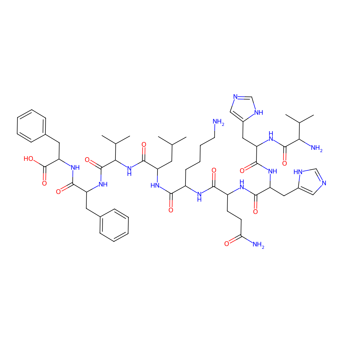 beta-Amyloid (12-20) molecular structure, CAS 134649-29-9