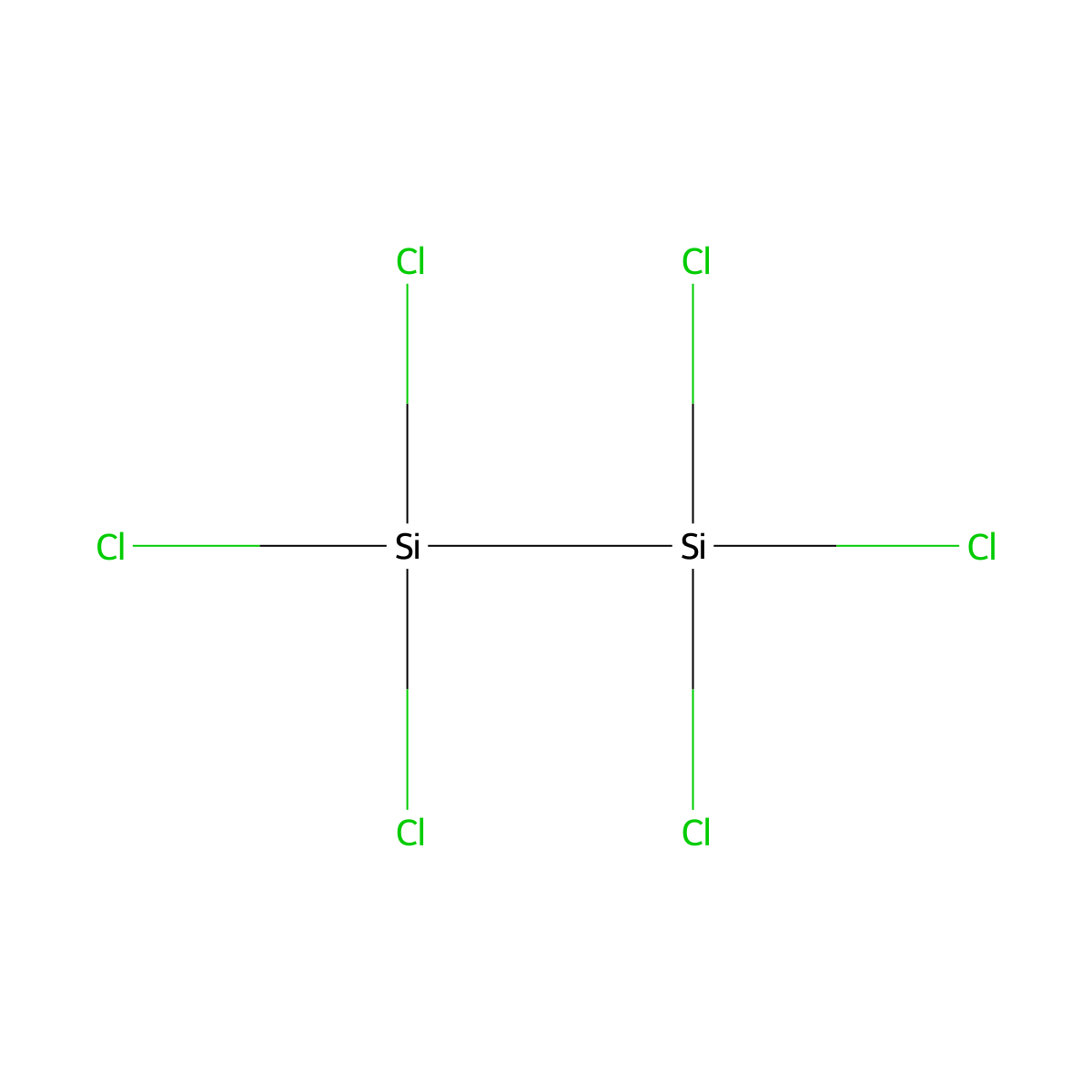 Hexachlorodisilane molecular structure, CAS 13465-77-5