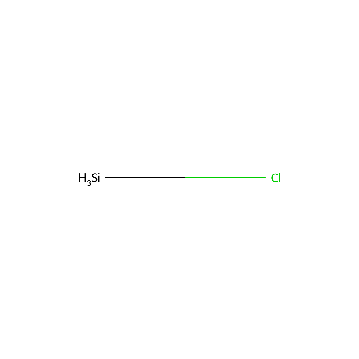 Chlorosilane molecular structure, CAS 13465-78-6