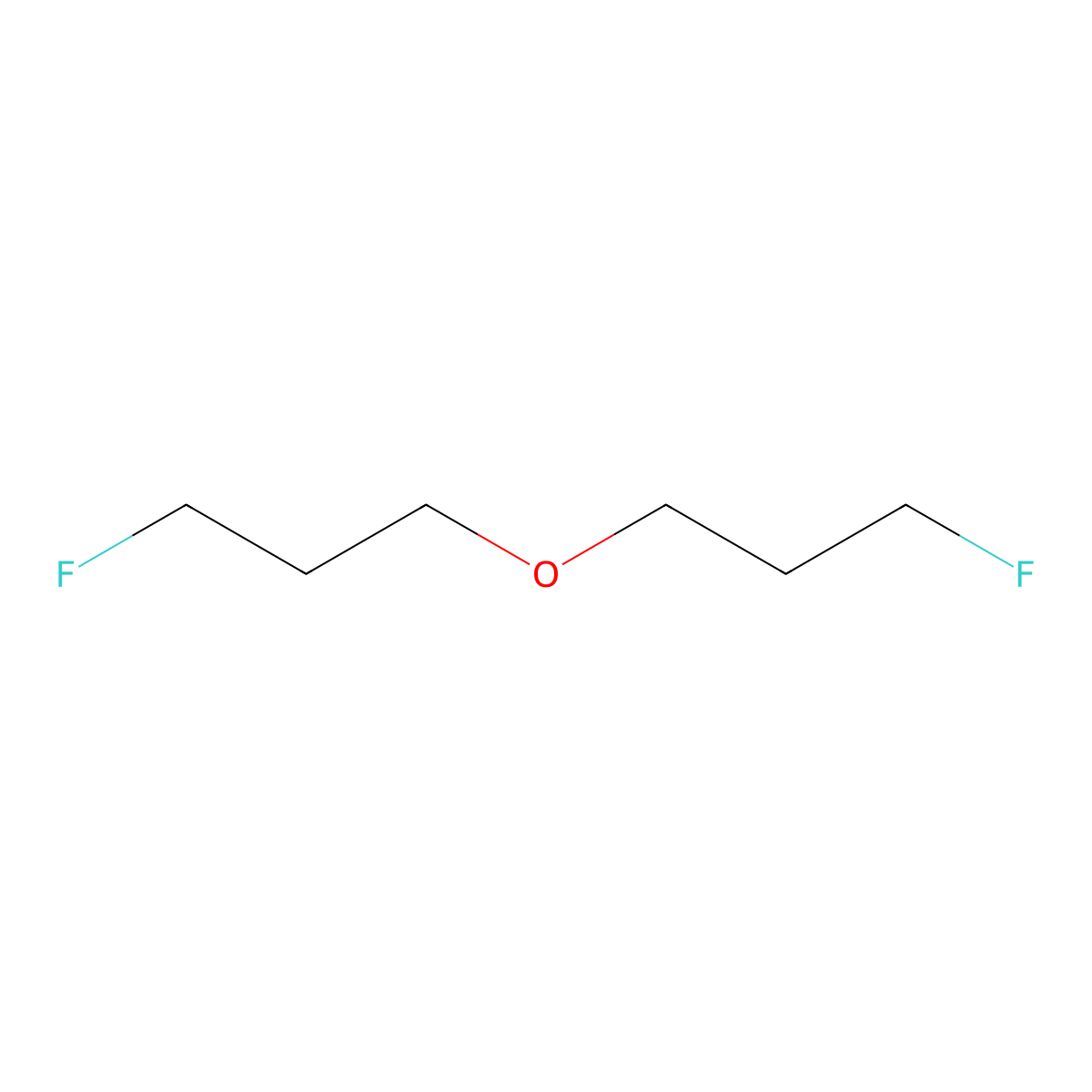 Bis(3-fluoropropyl)ether molecular structure, CAS 1346521-29-6