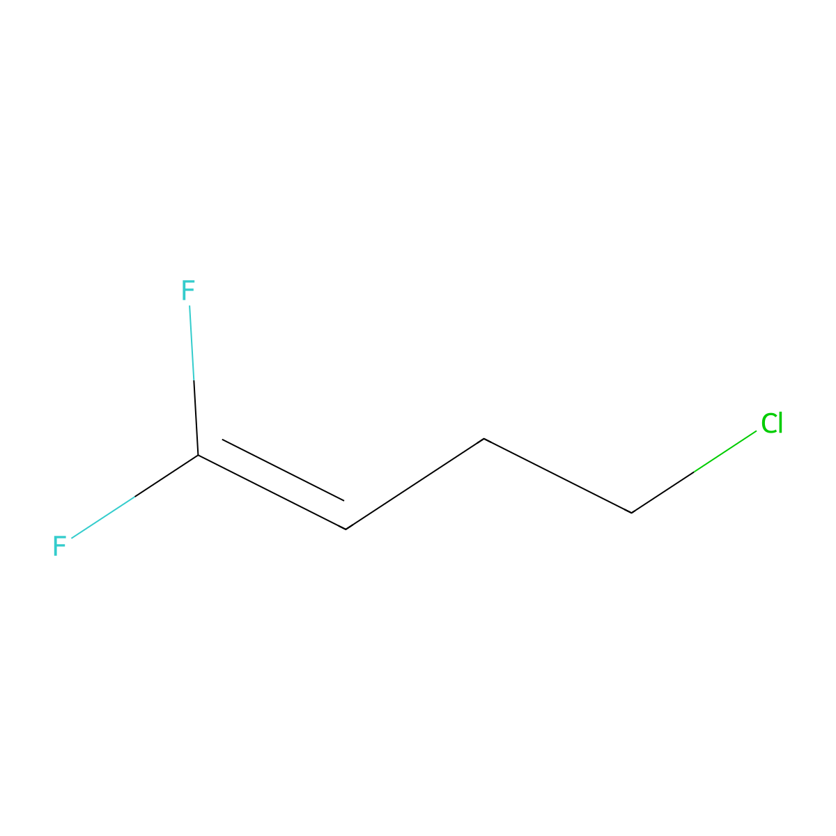 4-Chloro-1,1-difluorobut-1-ene molecular structure, CAS 1346521-43-4