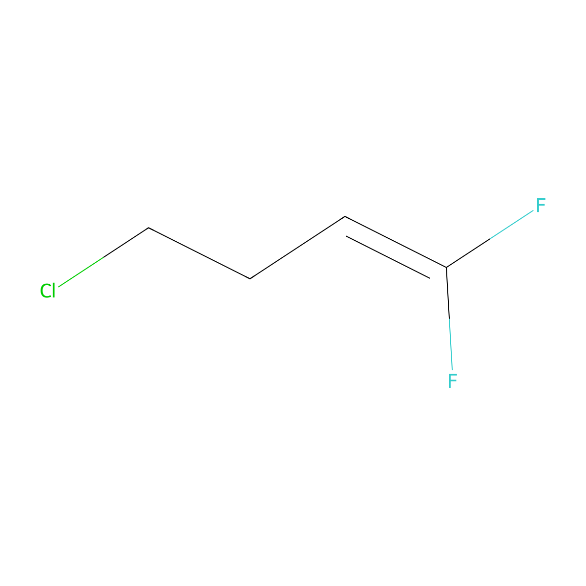 4-Chloro-1,1-difluorobut-1-ene molecular structure, CAS 1346521-43-4