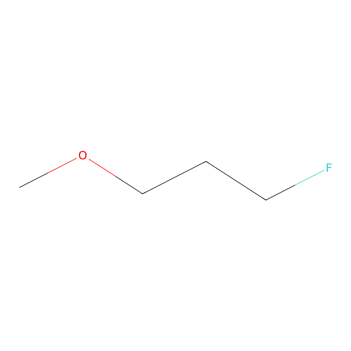 3-Fluoropropyl methyl ether molecular structure, CAS 1346521-44-5