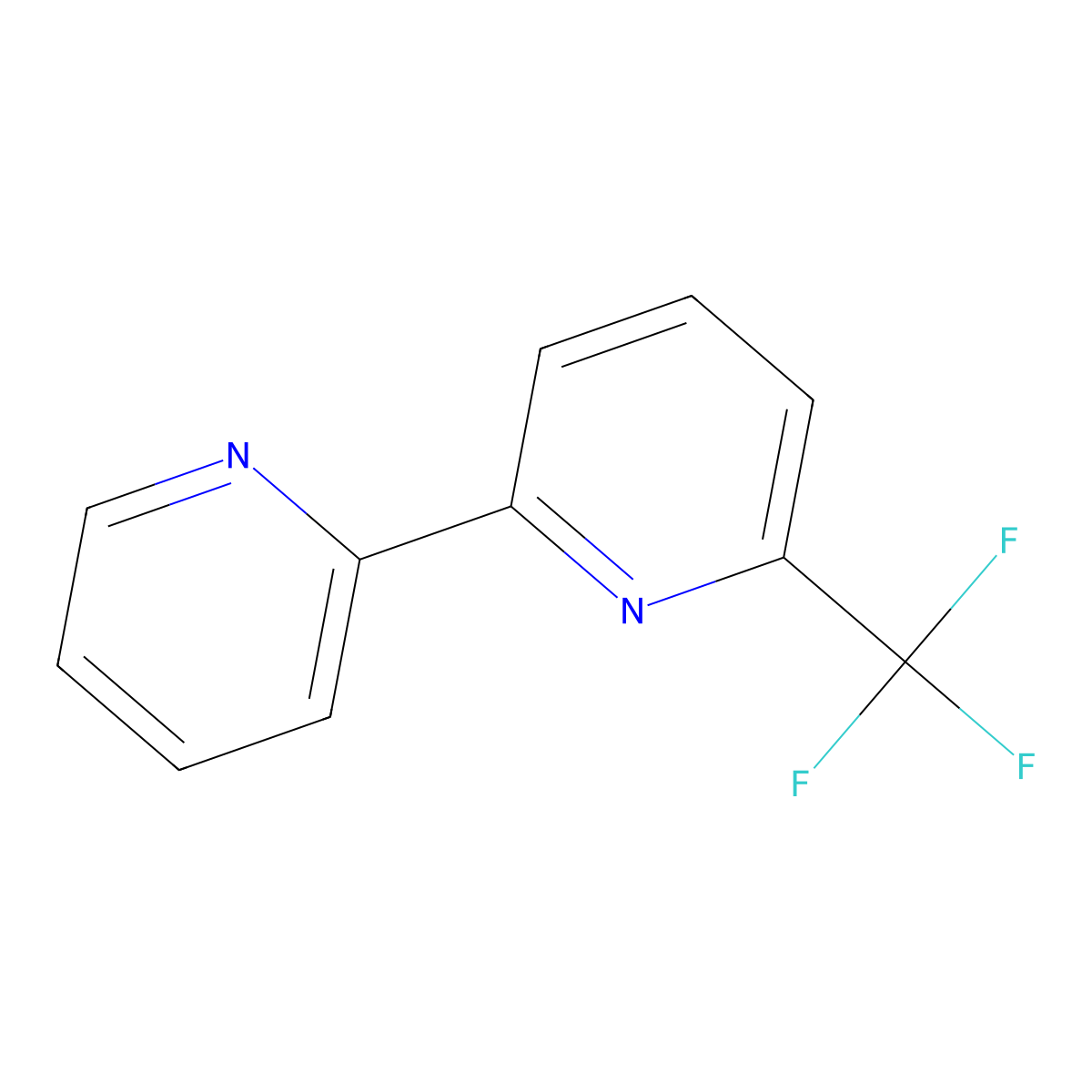 6-(Trifluoromethyl)-2,2'-bipyridine molecular structure, CAS 1346533-88-7