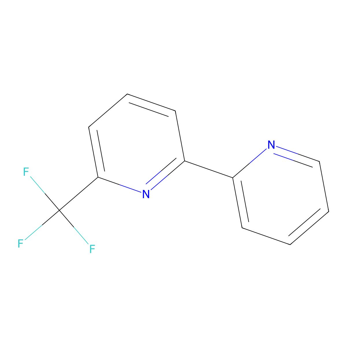 6-(Trifluoromethyl)-2,2'-bipyridine molecular structure, CAS 1346533-88-7