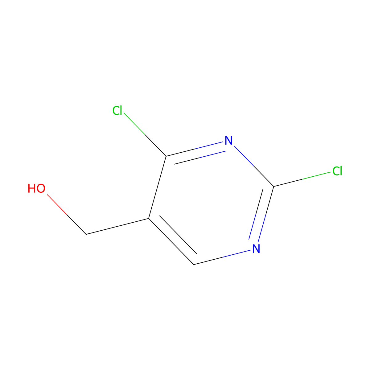 (2,4-Dichloropyrimidin-5-yl)methanol molecular structure, CAS 1346537-23-2
