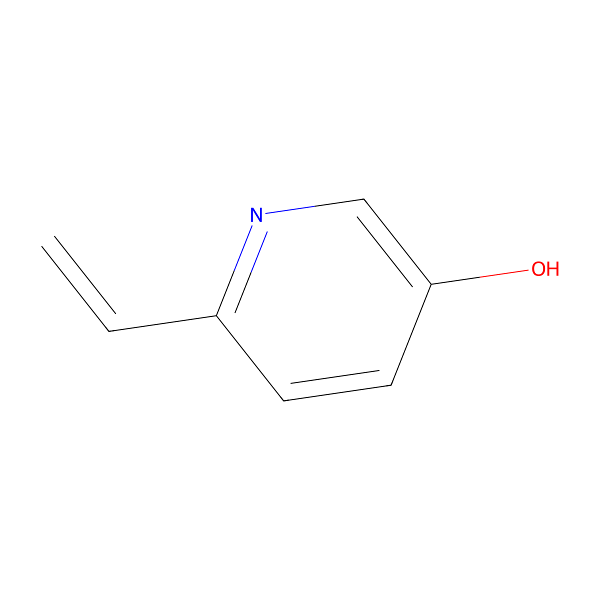 6-Ethenylpyridin-3-ol molecular structure, CAS 1346538-88-2