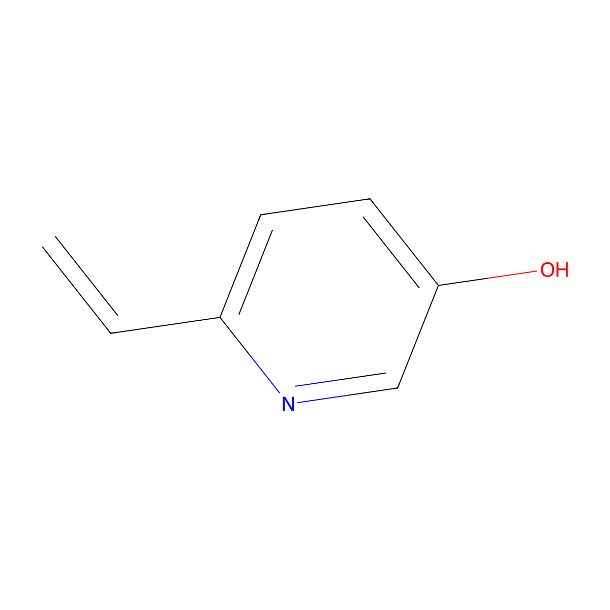 6-Ethenylpyridin-3-ol molecular structure, CAS 1346538-88-2