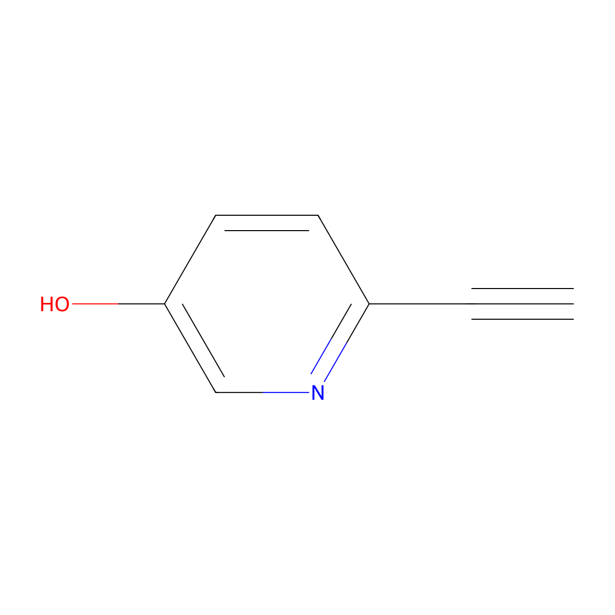 6-Ethynylpyridin-3-ol molecular structure, CAS 1346539-11-4