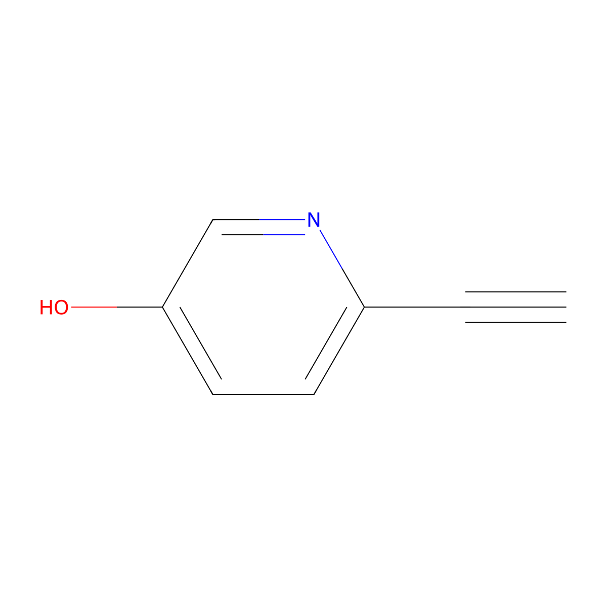 6-Ethynylpyridin-3-ol molecular structure, CAS 1346539-11-4