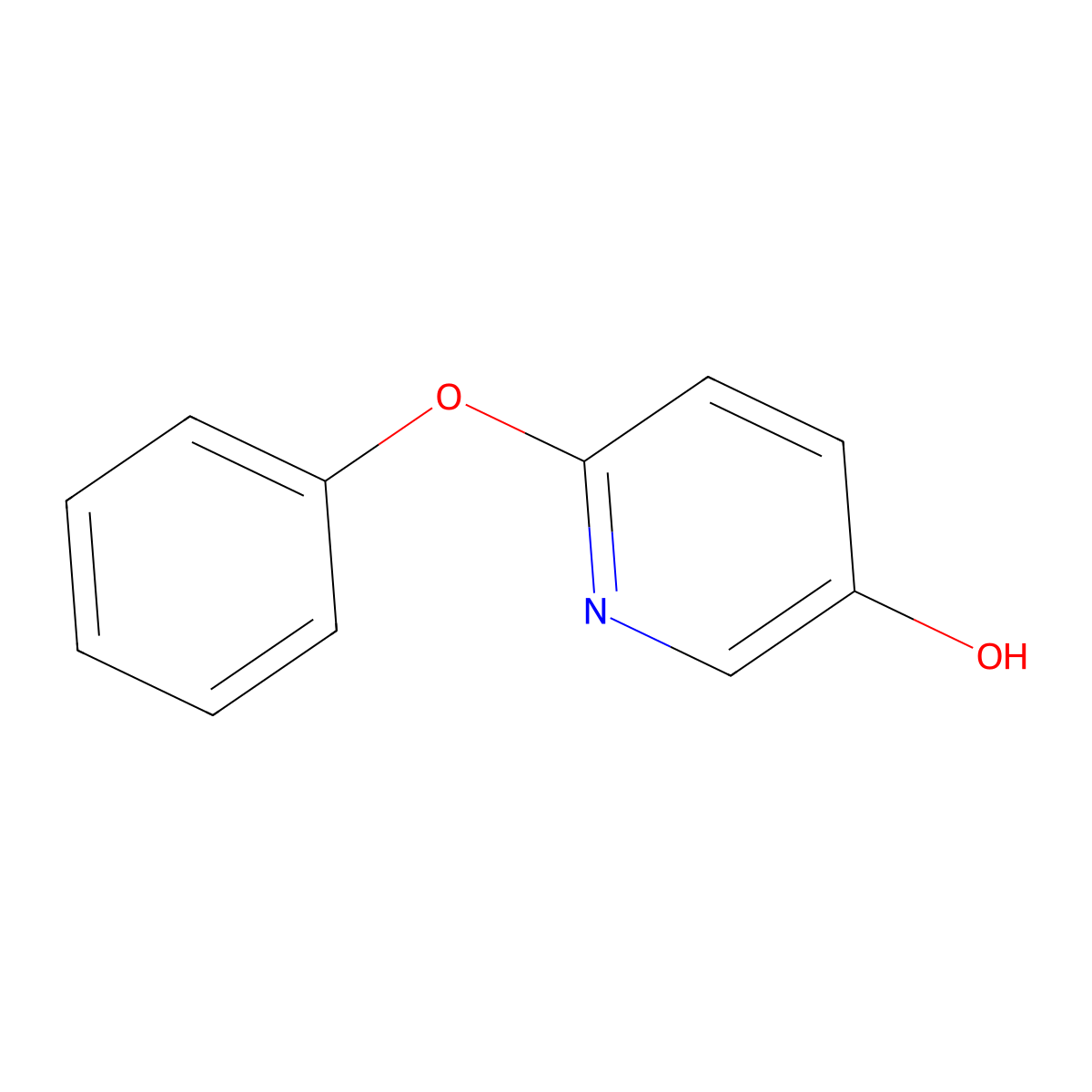 6-Phenoxypyridin-3-ol molecular structure, CAS 1346542-46-8