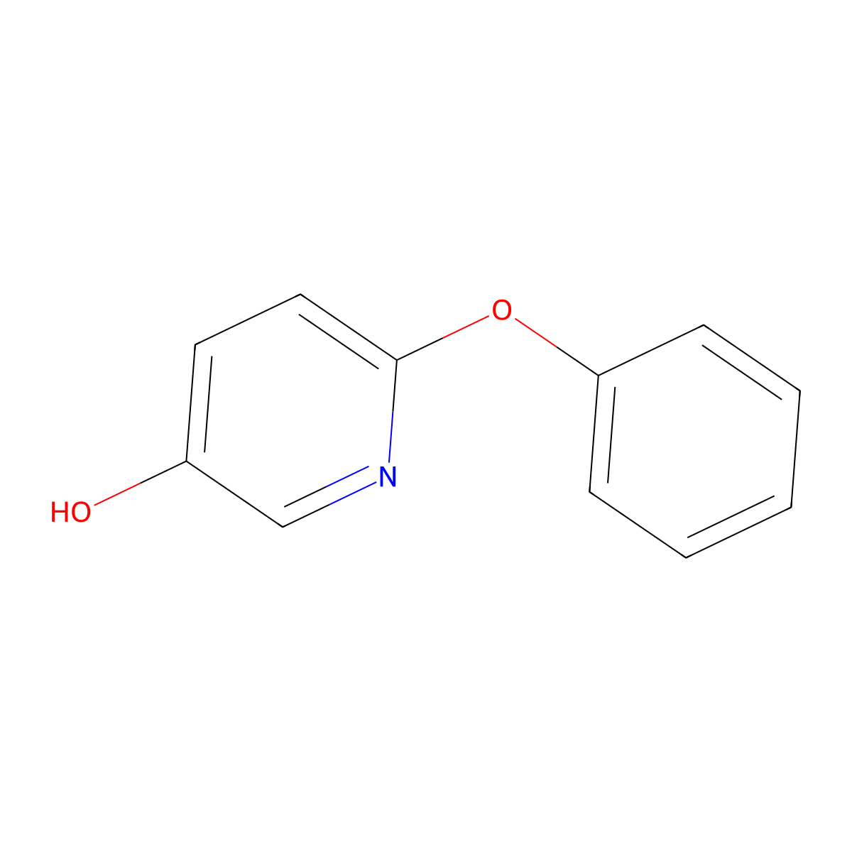 6-Phenoxypyridin-3-ol molecular structure, CAS 1346542-46-8