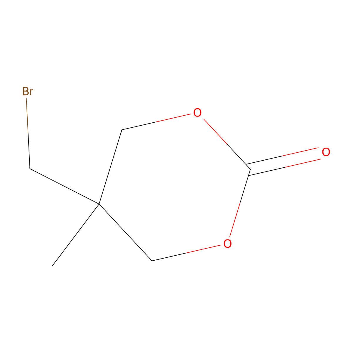 5-(Bromomethyl)-5-methyl-1,3-dioxan-2-one molecular structure, CAS 1346562-84-2