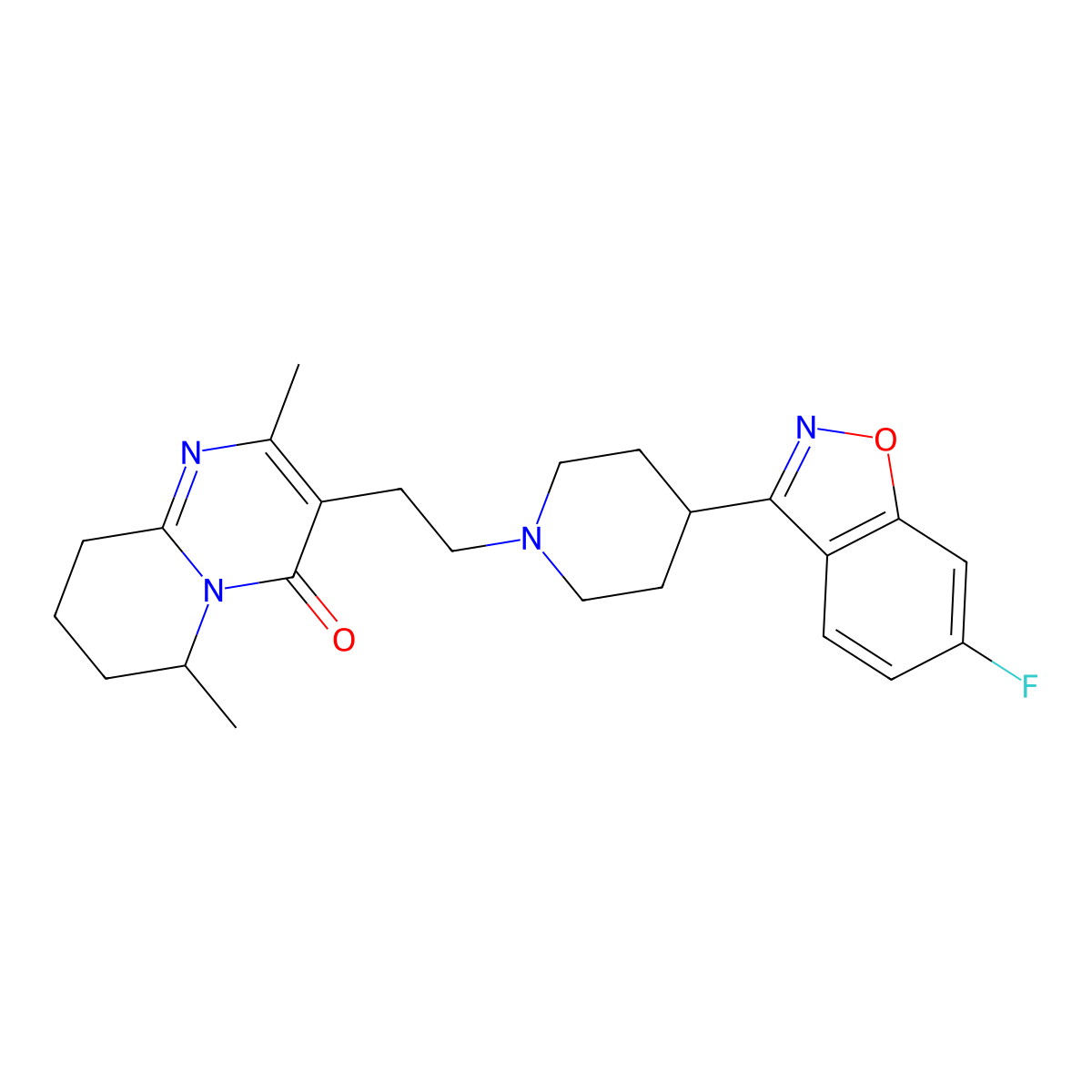 6-Methylrisperidone molecular structure, CAS 1346602-28-5