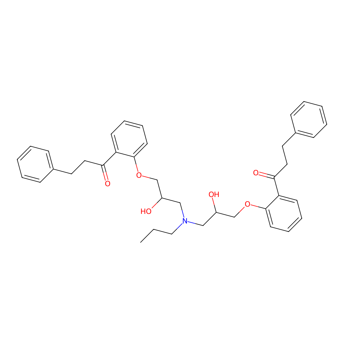 Propafenone dimer molecular structure, CAS 1346603-80-2