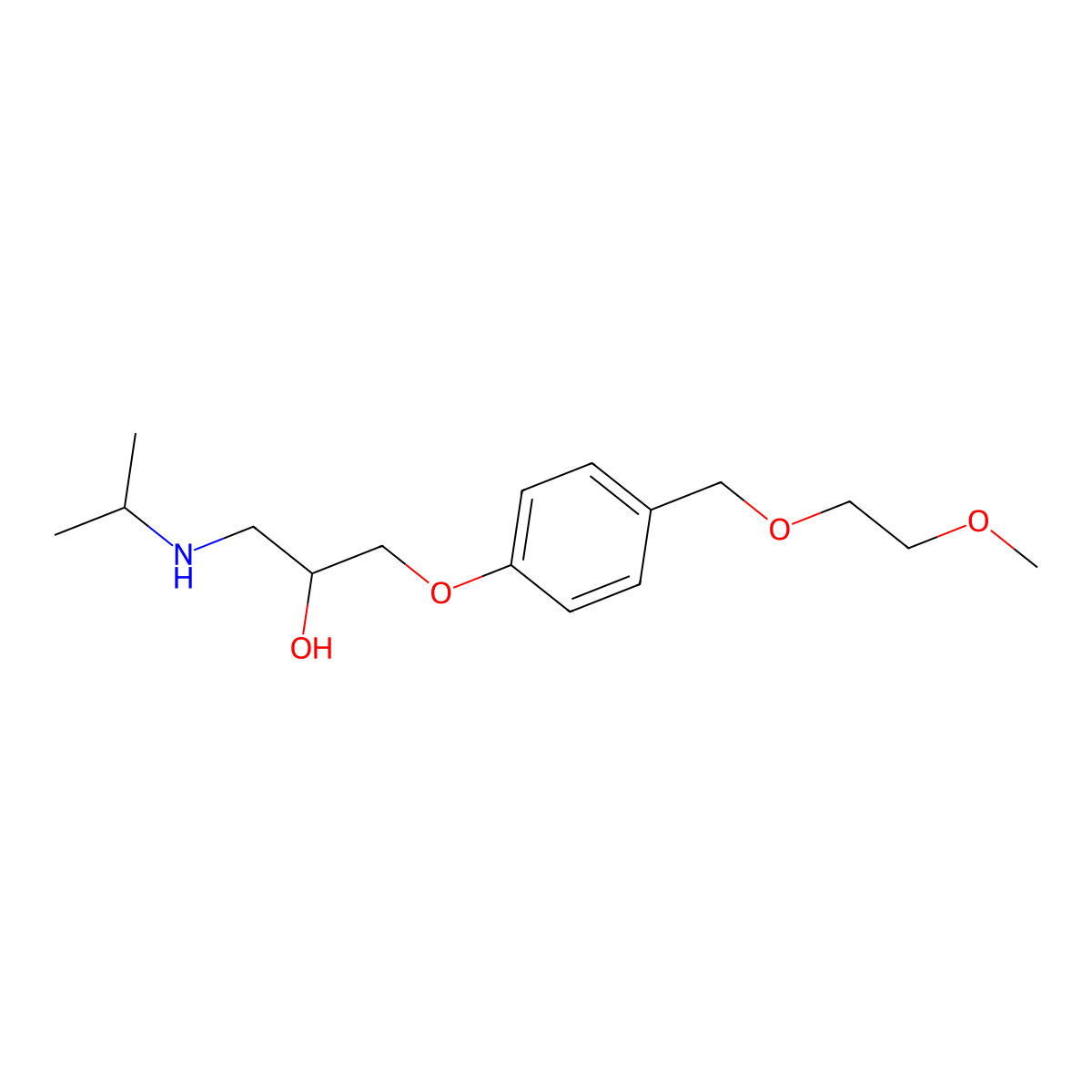 1-(4-(2-Methoxyethoxymethyl)phenoxy)-3-(propan-2-ylamino)propan-2-ol molecular structure, CAS 1346604-00-9
