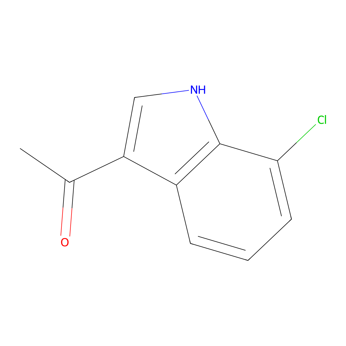 1-(7-chloro-1H-indol-3-yl)ethan-1-one molecular structure, CAS 1346649-93-1